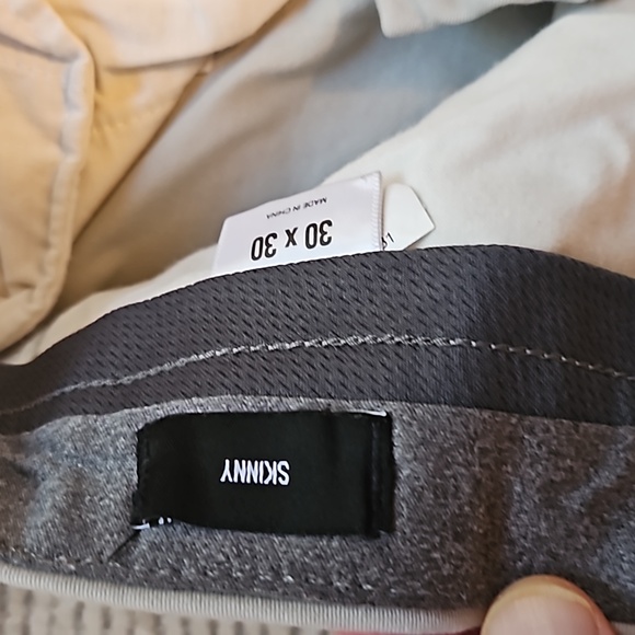 Express Grey Skinny Long Pants - Picture 3 of 5